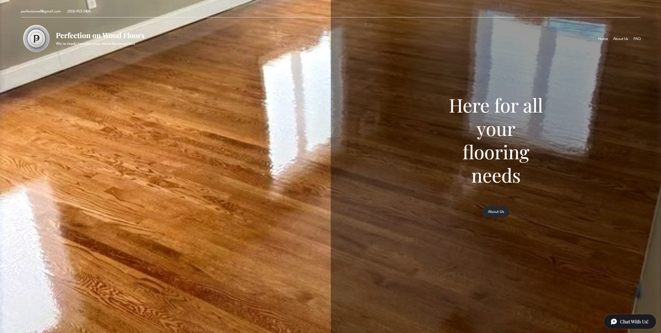 Perfection on Wood Floors